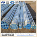 Tubo de acero galvanizado caliente BS1387